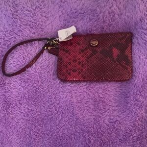 Coach Red Wristlet